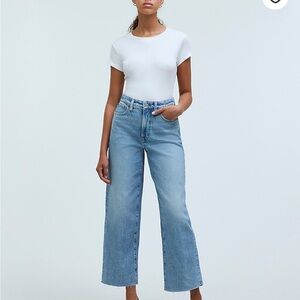 Madewell The Perfect Vintage Wide-Leg Crop Jean